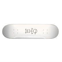 Strichmännchen-Junge Individuelle Skateboards