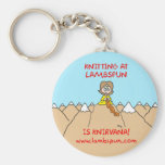 strickendes knirvana lambspun schlüsselband