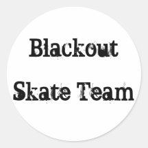 Stromausfall, Skate-Team Runder Aufkleber