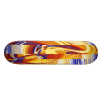 Ströme und Himmel-Kunst-Entwurf Individuelle Skateboards