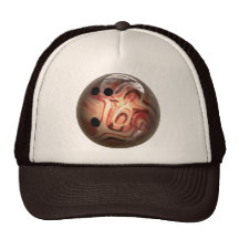 Strudel färbt Bowlings-Ball Baseball Caps
