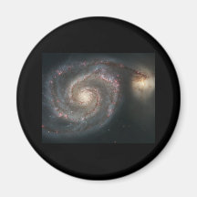 Strudel-Galaxie (M51) Kühlschrankmagnet
