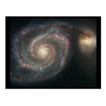 Strudel-Galaxie (M51) Postkarte