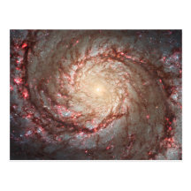 Strudel-Galaxie Postkarte
