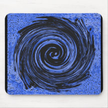 Strudel-Ozean-Blau-Mousepad