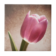 Strukturierte Tulpen Fliese