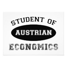 Student der österreichischen Wirtschaft Personalisierte Ankündigungskarte