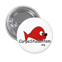 Studentem-Karpfen Anstecknadelbutton