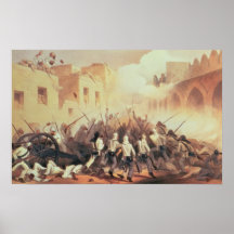 Stürmen von Delhi im Jahre 1857 Plakate