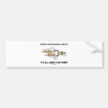 Stützanthropologische Genetik über unsere Gene Auto Sticker