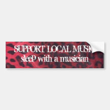 STÜTZeinheimisch-MUSIK Auto Sticker