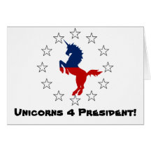 Stützen Sie das Unicorn-Party: Einhörner für Präsi Grußkarten