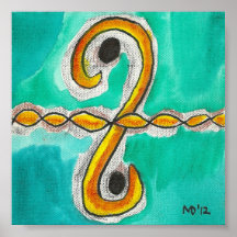 SubQuantum Alphabet: TAO Plakatdruck