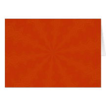 Subtile orange Sunrays, Anmerkungskarte