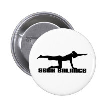 Suchvorgang-Balancen-Yoga Anstecknadelbutton