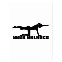 Suchvorgang-Balancen-Yoga-Geschenk Postkarten