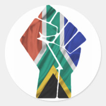 Südafrika-Faust-Aufkleber
