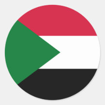 Sudan/sudanische Flagge Aufkleber