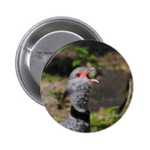 Südlicher Screamer mit Haube 1 Anstecknadelbuttons