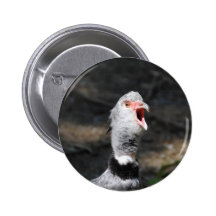 Südlicher Screamer mit Haube 3 Anstecknadel