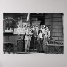 Suffragettes und ihr Men, 1913 Plakat