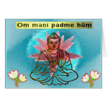 Summen-Karte OM Mani Padme