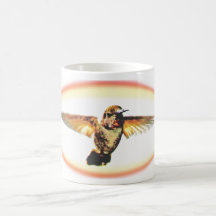 Summenvogel im Flug Tee Haferl