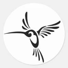 Summenvögel Runder Aufkleber