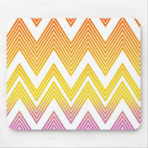 summer chevron mouse pad