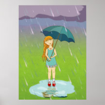 Summer Rain Plakate