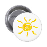 Summersgarden Sonnenschein orange und gelb - Anstecknadelbuttons