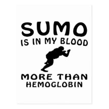 Sumo-Entwurf Postkarte