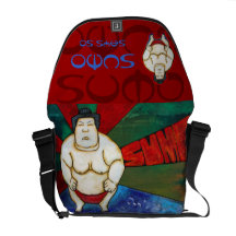 Sumo sagt so Rickshaw-Bote-Tasche Kurier Taschen