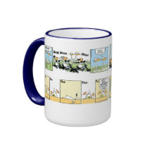 Sumpf-Cartoon-Zusammenstellung Teetasse