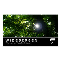 Sun 07 mit großem Bildschirm in den theTrees Visitenkartenvorlage