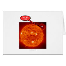 Sun-Erde sind Sie hier (Astronomie-Spaß) Grußkarte