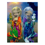 "Sun-Kind und Mond-Kinder" Postkarte
