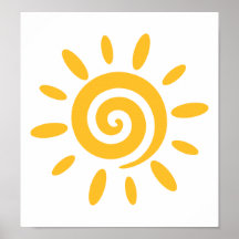 Sun Posterdruck