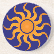Sun-Untersetzer 2 - Saphir-Blau