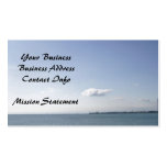 Sunny Day on Lake Michigan Shores Business Card Template