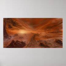 sunset panorama posters
