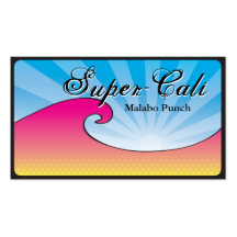 Super-Cali Malabo-Durchschlags-Visitenkarte