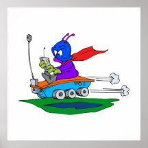 Superalien Posterdruck