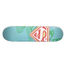 Supergirl Pastellwiederholungs-Muster Bedruckte Skateboarddecks