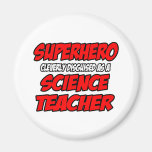 Superheld-… Lehrer für Wissenschaft Kühlschrankmagnete