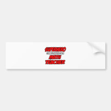 Superheld-… Mathe-Lehrer Autosticker