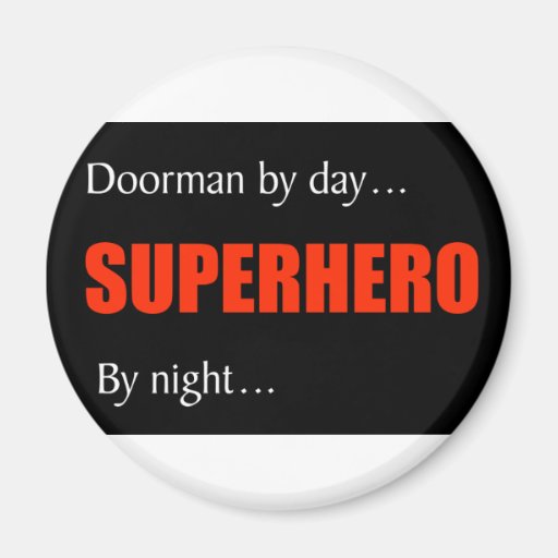 SuperheldDoorman Kühlschrankmagnete