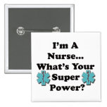 Superkrankenschwester Buttons