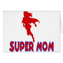Supermamma Grußkarte