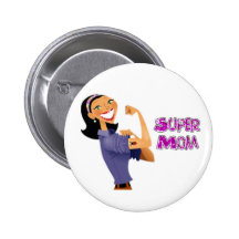 Supermammaknopf Anstecknadel